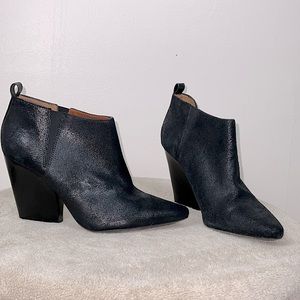 Cute Rebecca Minkoff Leather Booties. 10M. Black.